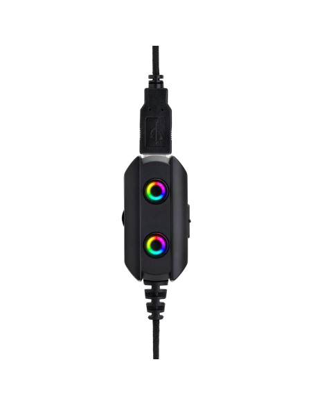 Auriculares Gaming Egghead Skylab con Luz LED y Micrófono Auriculares Gaming Egghead Skylab con Luz LED y Micrófono