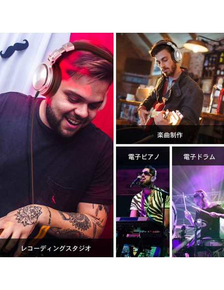 Auriculares OneOdio Pro30 Cableados Alta Resolución Plata