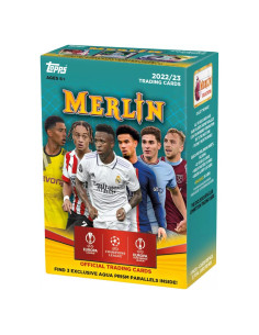 Caja Blaster de Tarjetas de Fútbol Topps Merlin Chrome 2022-2023 - 32 Tarjetas