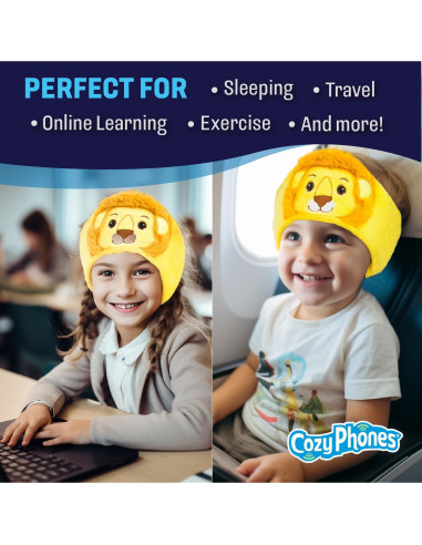 Auriculares CozyPhones para Niños - Volumen Limitado y Banda Suave