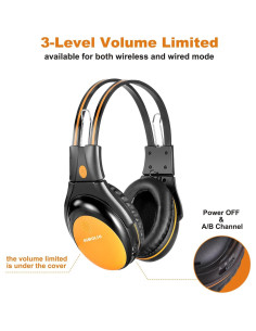 Auriculares Inalámbricos SIMOLIO para Niños en Auto - 4 Unidades, Volumen Limitado 2