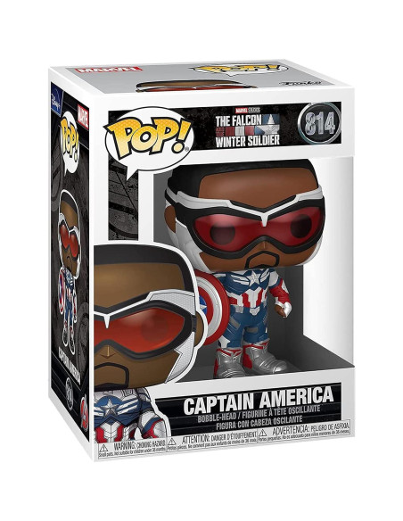 Funko POP Capitán América (Sam Wilson) 9.5 cm Marvel