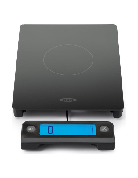 Balanza Digital de Vidrio OXO Good Grips 5 kg Negra