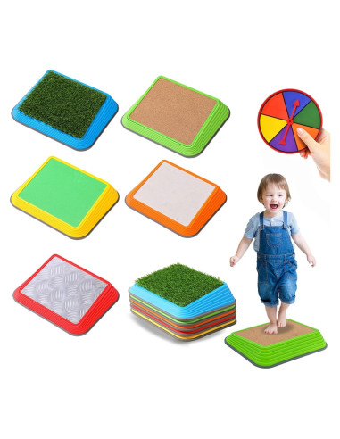 Piedras de Salto Gigantes JOY SPOT para Niños - Juguetes Sensoriales