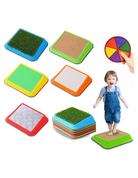 Piedras de Salto Gigantes JOY SPOT para Niños - Juguetes Sensoriales