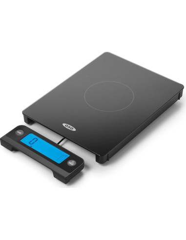 Balanza Digital de Vidrio OXO Good Grips 5 kg Negra