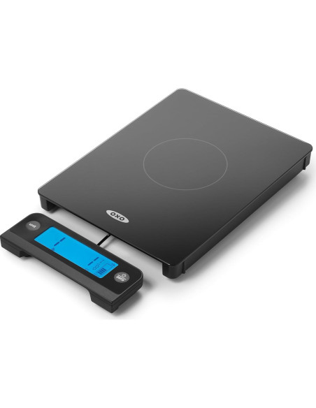 Balanza Digital de Vidrio OXO Good Grips 5 kg Negra