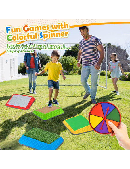 Piedras de Salto Gigantes JOY SPOT para Niños - Juguetes Sensoriales