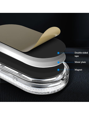 Luz de Lectura LED HASAIKA 2 Pcs Carga USB Inalámbrica