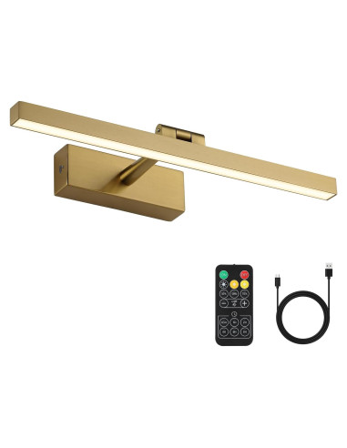 Luz de Imagen Inalámbrica Joosenhouse 39.05 cm Regulable Bronce