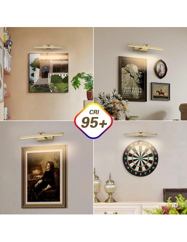 Luz de Imagen Inalámbrica Joosenhouse 39.05 cm Regulable Bronce