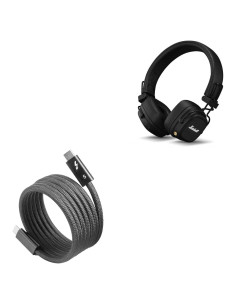 Cable BoxWave Thunderbolt 5.0 para Auriculares Marshall Major V - 1.52m Retráctil