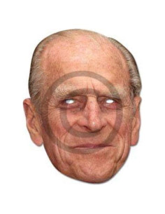 Máscara de Cartón Príncipe Felipe - Paquete de 5 Unidades