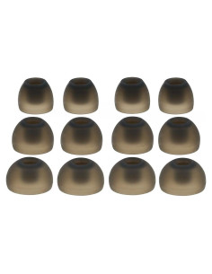 12 Puntas de Reemplazo para Auriculares NICKSTON - 4 Pequeñas, 4 Medianas, 4 Grandes