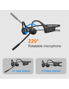 Auriculares Bluetooth Conducción Ósea SuperQ3-Pro con Micrófono 2