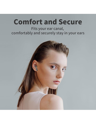 Auriculares Inalámbricos TAGRY X08 60H Bluetooth IPX5 Negro