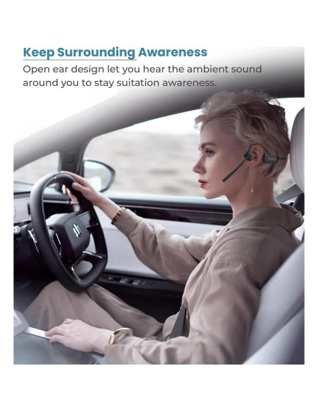 Auriculares Bluetooth Conducción Ósea SuperQ3-Pro con Micrófono