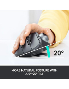 Logitech MX Ergo Ratón Trackball Inalámbrico Ergonómico 2