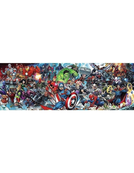Rompecabezas Trefl Marvel Avengers 1000 Piezas Panorámico