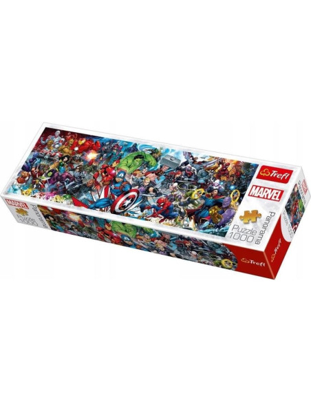 Rompecabezas Trefl Marvel Avengers 1000 Piezas Panorámico
