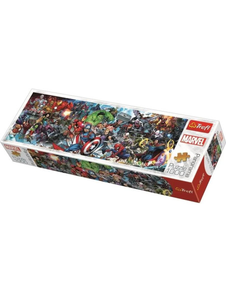 Rompecabezas Trefl Marvel Avengers 1000 Piezas Panorámico