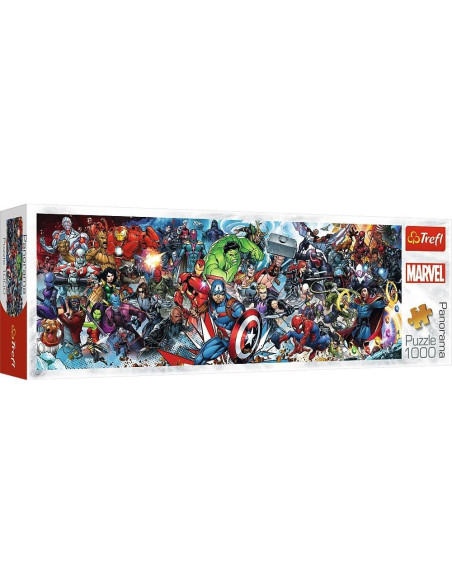 Rompecabezas Trefl Marvel Avengers 1000 Piezas Panorámico