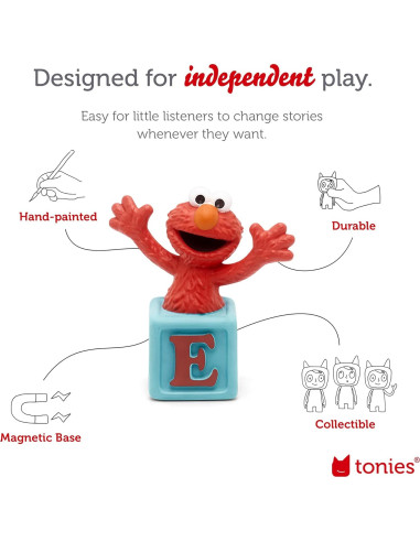 Figurita de audio Elmo Tonies - Plaza Sésamo, 16 canciones