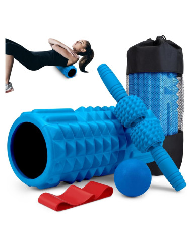 Juego de Rodillos de Espuma 5 en 1 Krightlink para Masaje Muscular