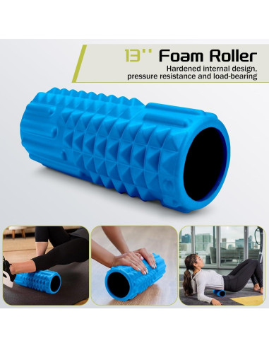 Juego de Rodillos de Espuma 5 en 1 Krightlink para Masaje Muscular