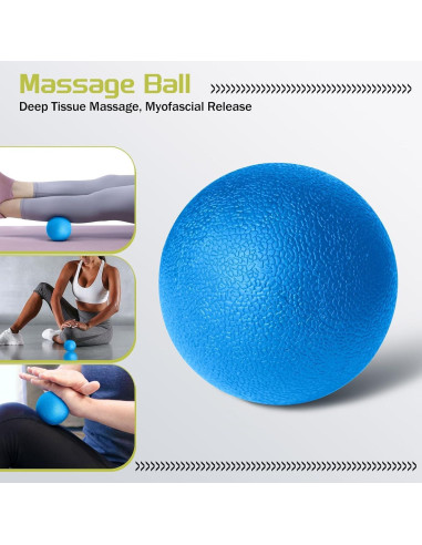 Juego de Rodillos de Espuma 5 en 1 Krightlink para Masaje Muscular