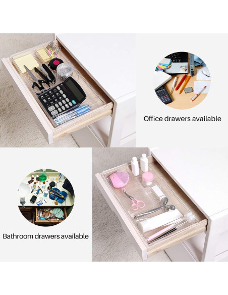 Organizador de Cajones Expandible Oubonun 28.2x19.5cm 2 Paquetes Organizador de Cajones Expandible Oubonun 28.2x19.5cm 2 Paquetes