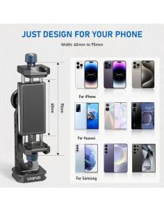 Soporte para teléfono Ulanzi MA53 con rotación 360 2