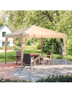 Toldo Portátil Muebles de América 3.05m x 3.05m Beige 2