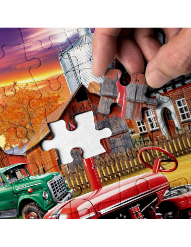 Rompecabezas de Granja Europea Larkipuzz 1000 Piezas HD