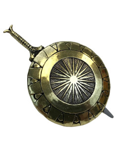 Miniatura Die Cast KUZOS Wonder Woman Espada y Escudo