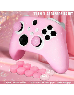 Funda de Silicona Antideslizante Rosa para Controlador Xbox Series X/S 2