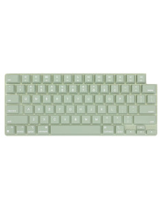 Cubierta de Teclado Silicona Elevada MOSISO Verde Antiguo 15" 13.6"