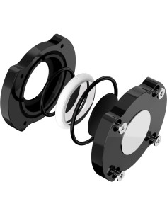 Estuche Magnético Acrílico para AirTag CaSZLUTION Negro 2