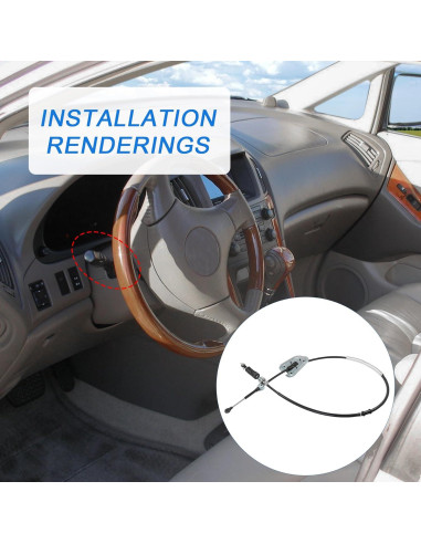 Cable de Cambio de Transmisión Automática JDMSPEED para Toyota Highlander y Lexus RX300 2001-2003