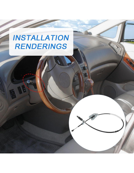 Cable de Cambio de Transmisión Automática JDMSPEED para Toyota Highlander y Lexus RX300 2001-2003