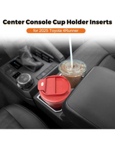 Insertos para Portavasos Toyota 4Runner 2025 JJMY TPE Antideslizante 2
