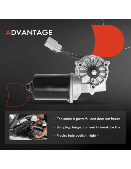 Motor de Limpiaparabrisas Frontal A-Premium 5-Pin Toyota Highlander