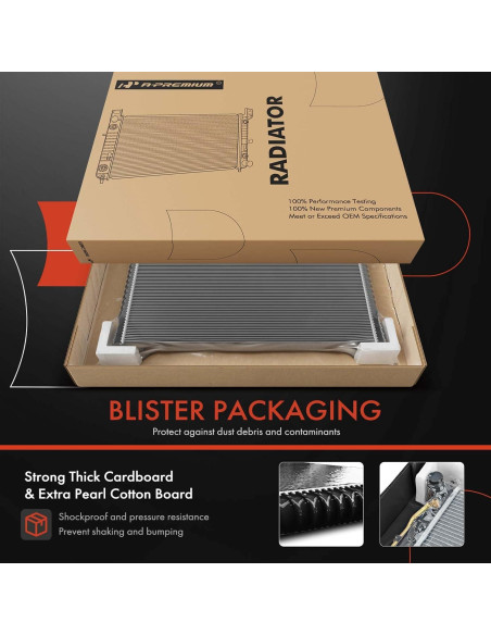 Radiador de Refrigerante A-Premium para Toyota Corolla 2020-2022 2.0L