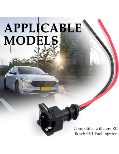 Conector de inyector de combustible Salior 8 piezas nylon