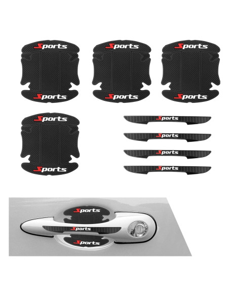 Protector de Manija de Puerta Zikefest ZIK1FT 8PCS Universal