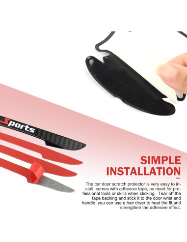 Protector de Manija de Puerta Zikefest ZIK1FT 8PCS Universal