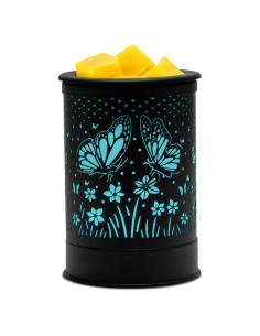 Calentador de Cera Eléctrico Dialan's Mariposa con Luz LED 7 Colores