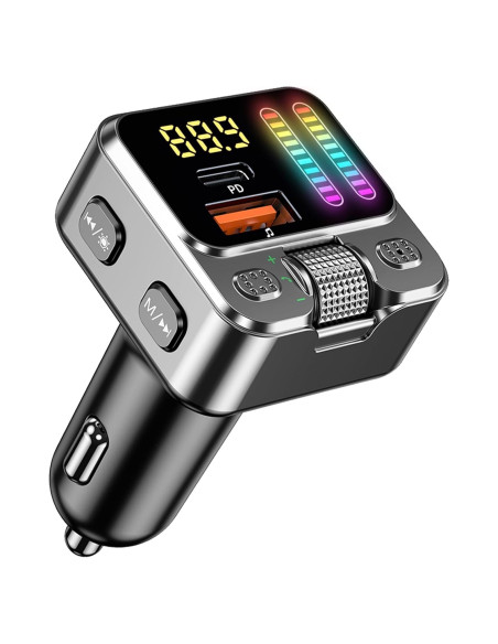 Adaptador Bluetooth 5.3 para Coche con Carga Rápida 42W