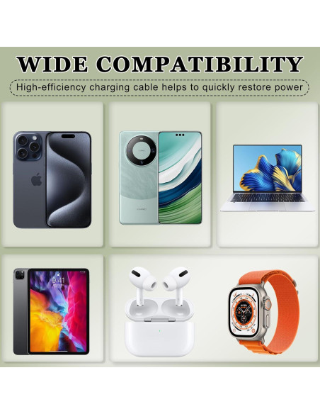 Cargador Gan 3 en 1 YAQIMIYA 80W Rápido USB-C y 2 Puertos