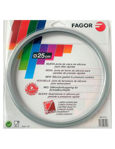 Reemplazo de Goma para Olla a Presión Fagor 25 cm Silicona